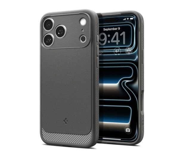 Spigen Rugged Armor MagSafe do iPhone 18 Pro/17 Pro (gray) - 1586433 - zdjęcie